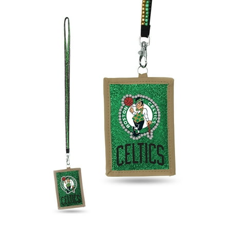 Boston Celtics NBA Lanyard with Nylon Wallet
