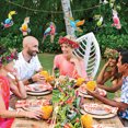thumbnail image 1 of 6 Unids/set Papel Colgante ANGGREK Loro Decoración Tropical Fiesta Decoración Verano Fiesta Jardín Cumpleaños Boda, 1 of 6