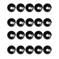 thumbnail image 1 of AMLESO 20 Pieces Black Plastic Elastic Shock Cord Drawstring Rope Toggle Ball End Lock, 1 of 6