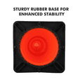 thumbnail image 4 of 6/10 Pack 28 in Safety Cones,Orange PVC Cones with Reflective Collars for Traffic Control,Driveway Road Parking and School Improvement, 4 of 7