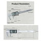 thumbnail image 5 of Calibrador Vernier con Pantalla Digital Electrónica, Conversión de Pulgadas/Métricas, Herramienta de Medición de Calibre de Pantalla de 6 Pulgadas y 0-150 mm, 5 of 5