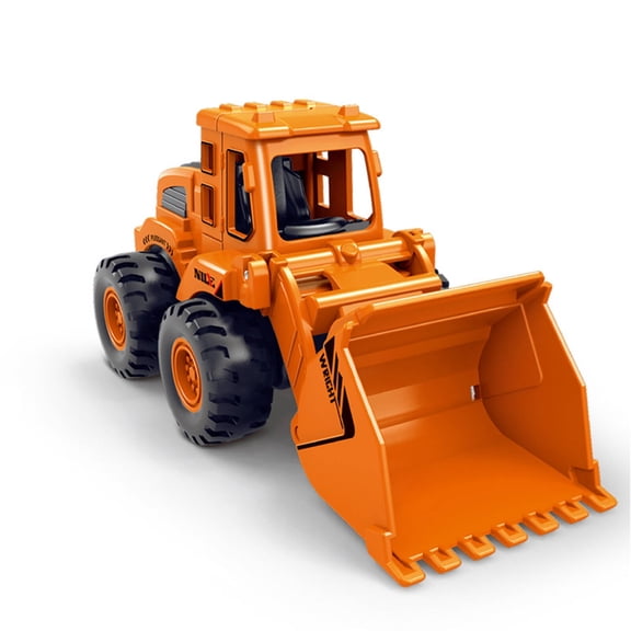 BESTSKY Building Blocks Toy Movable Joints Toy Model Cartoon Appearance Creative Tractor Crane Bulldozer Construction Toy Bulldozer