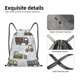 thumbnail image 4 of Fotbe Tractor and Dumper Bolsa Mochila con Cordón Estampada, Bolsa de Gimnasio Deportiva, Bolsa Cinch, Bolsa con Cordón para Hombres y Mujeres-Medium, 4 of 6