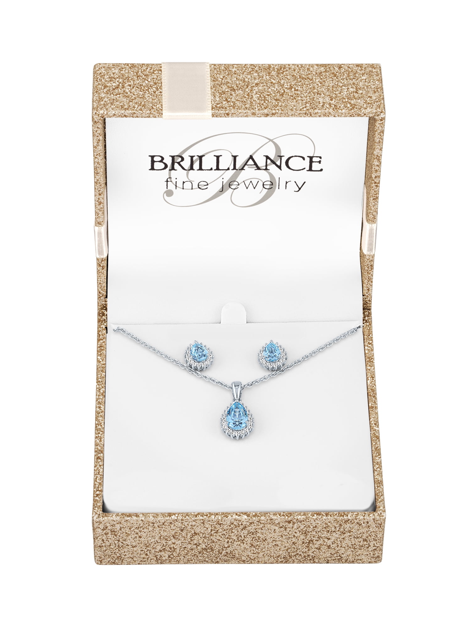 Swarovski Brilliance Set Pendant Earrings Ladies Brilliance Fine