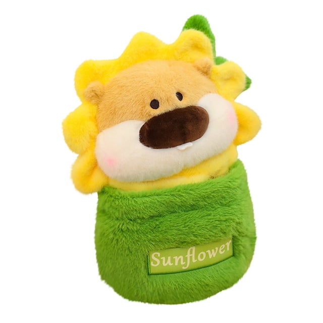 Sunflower Stuffed Animals Toy, Sunflower Plushies, Sunflower Cute Plushies, Sunflower Stuffed Toys Bedtime Friend Christmas Gifts for Girls Boys Kids Children