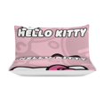 thumbnail image 3 of Hello Kitty Ensemble de Lit Jumeau 3 Pcs - Comprend 1 Couette Simple et 2 Taies d'Oreiller Literie - Microfibre Résistante à la Décoloration - Hello Kitty, 3 of 4