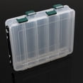 thumbnail image 4 of Double Sided Fishing Tackle Box 14 Compartments Lures Organizer With A Handle, 4 of 7