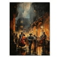 thumbnail image 3 of Designart "Renaissance of Harlem Jazz IV" African American Print on Natural Pine Wood, 3 of 5
