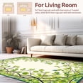 thumbnail image 2 of ODIKA 8'x10' Machine Washable Non-Slip Area Rug, Ecosystem Leaf And Branch High Traffic Rug, Green, 169653, 2 of 7