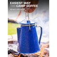 thumbnail image 3 of Cafetera Percolator COLETTI Classic para 12 tazas, color azul esmaltado, 3 of 7