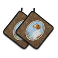 thumbnail image 1 of Carolines Treasures SS8663PTHD Setter Paire de Porte-Pots, 7,5 x 3 x 7,5 Po., 1 of 3