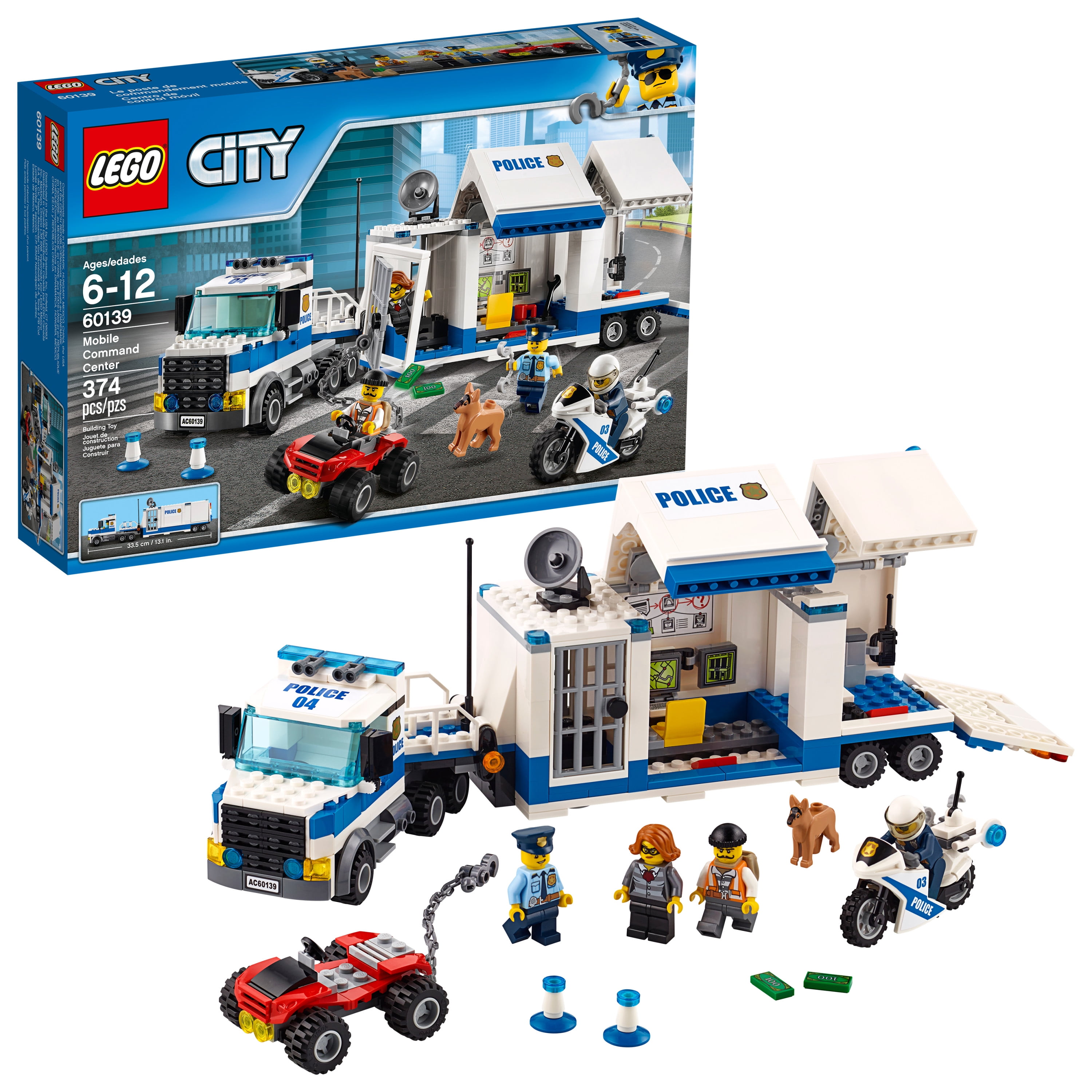 LEGO® 60239 City Police Patrol Toy Car Set With Mini-Figure & Accessories NEW 