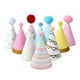 thumbnail image 1 of GOOHOCHY 10 sombreros decorativos para fiesta de cumpleaños, con estampado dorado, con forma de bola afelpada, para el Día Internacional del Niño, decoración para fiestas infantiles, estilo aleatorio., 1 of 7