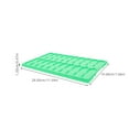 thumbnail image 2 of HEALEEP 2Pack Plastic Microscope Slide Rack Light Green for Storing Microscope Slides, 2 of 8