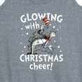 thumbnail image 3 of The Cat in the Hat - Glowing Christmas Cheer - Women's Racerback Tank Top, 3 of 4