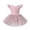 Pink, variant on Girls Star Mesh Ballet Dress With Sleeveless Flutter Design Dance Performance Party Clothes