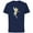 Navy, variant on Disney Peter Pan Tinker Bell Christmas Magic with Holly - Short Sleeve Cotton T-Shirt for Adults - Customized-Navy