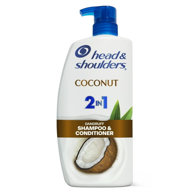 Head & Shoulders 2 in 1 Dandruff Shampoo and Conditioner, Coconut, 28.2