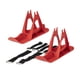 thumbnail image 3 of Trineo de nieve DYNWAVEMX Tobogán Esquí Bicicleta Deportes con correas Rojo, 3 of 7