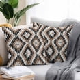 thumbnail image 2 of Throw Pillow Covers 18x18 Inch Set of 2, Brown Aztecs Waterproof Outdoor Pillow Covers, Abstract Southwest Geometric Vintage Tribal Decorative Cushion Pillowcases for Couch, Sofa, Bed, Garden, Patio, 2 of 9