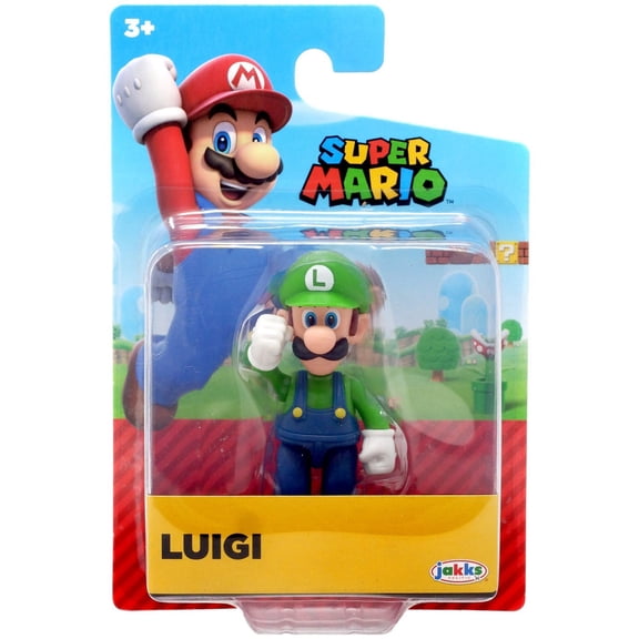 Jakks Pacific World of Nintendo Wave 42 Luigi Mini Figures