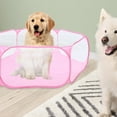 thumbnail image 7 of HERFIER Foldable Pet Playpen Indoor Small Animals Playpen Cats Dogs Safety Playpen Home Pet Supply, 7 of 7