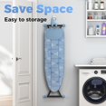 thumbnail image 6 of Compact Ironing Board with Heat Resistant Cover, 7 Height Adjustable Foldable Wall Mount Hanger for Home Use, 6 of 6