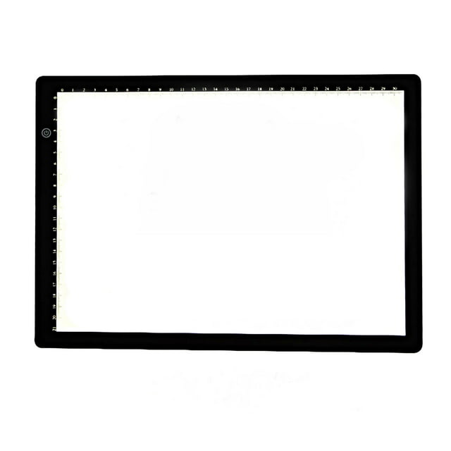 Rbaofujie Portable A4 Tracing LED Copy Board Light Box Slim Light Pad USB Power Copy Drawing Board Tracing Light Board For Artists Designing Animation Sketching