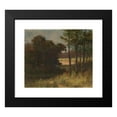 thumbnail image 2 of Edward Mitchell Bannister 14x12 Black Modern Framed Museum Art Print Titled - Untitled (Landscape with Trees and Woman) (1894), 2 of 5