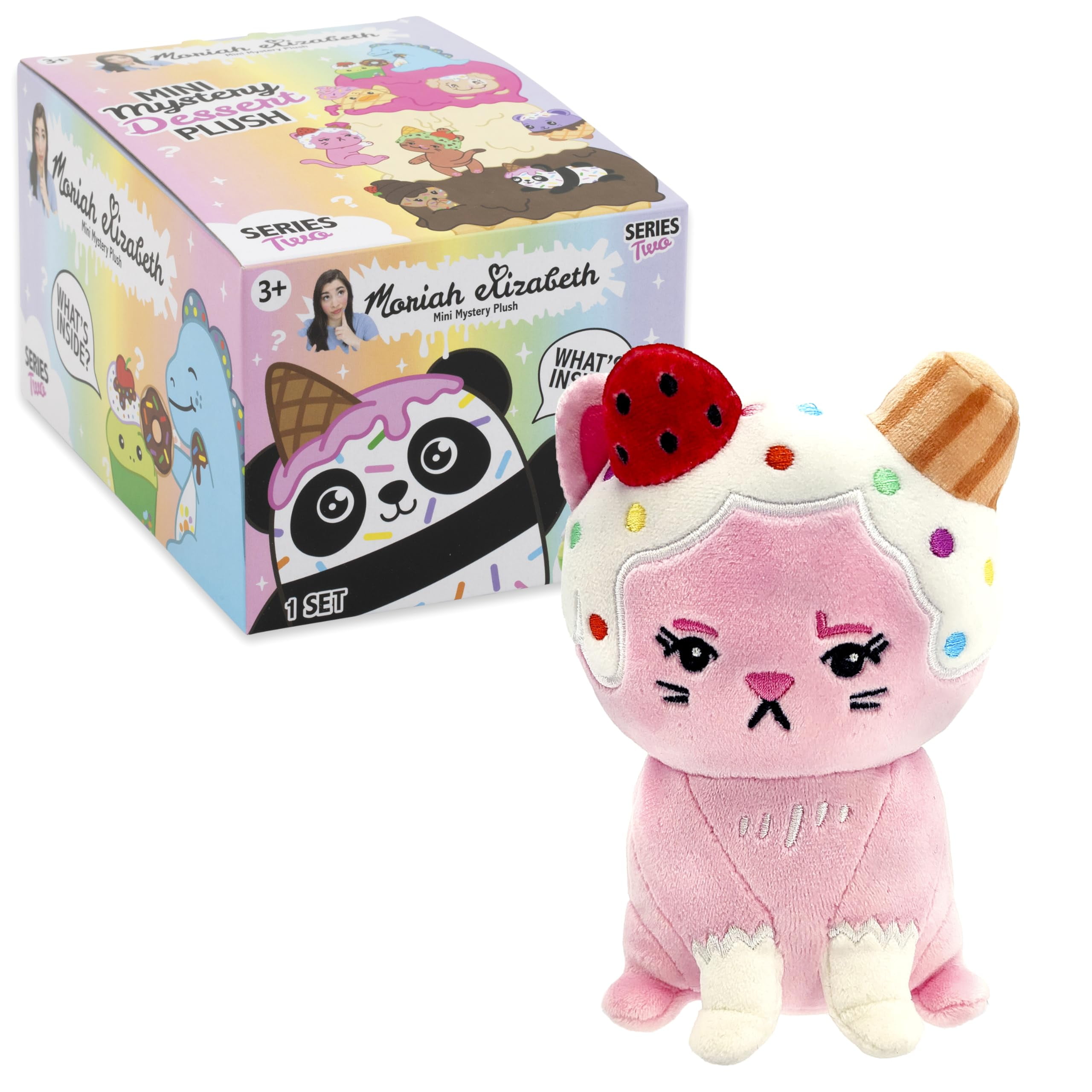 Moriah Elizabeth 6” Mini Mystery Plush - Series 2; 2 Pack Bundle; YouTube Craft Channel, Blind Box, 2 of 9 Possible, Official Merch