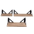 thumbnail image 1 of Étagères Murales de Rangement, Kit d'Étagère Flottante Installation Facile Structure Stable Multifonctionnelle 3 Ensembles Haute Capacité de Charge avec Vis pour Chambre Salle de Bain, 1 of 8