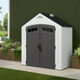 thumbnail image 5 of Suncast Vista 7 ft. x 4 ft. Resin Vertical Peak Storage Shed with Floor Kit, 5 of 10