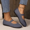 thumbnail image 2 of YLYL Women Mary Jane Ballet Flats Knit Round Toe Casual Slip on Work Office Dress Shoes, 2 of 9