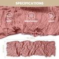 thumbnail image 5 of Sm:)e Boho Dry Rose Gauze Cheesecloth Table Runner 35x120 Inch, Multi-Purpose Decor for Kitchen Dining Wedding Holiday Party, 5 of 5