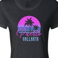 thumbnail image 4 of Inktastic Retro 80s Puerto Vallarta Women's T-Shirt, 4 of 5