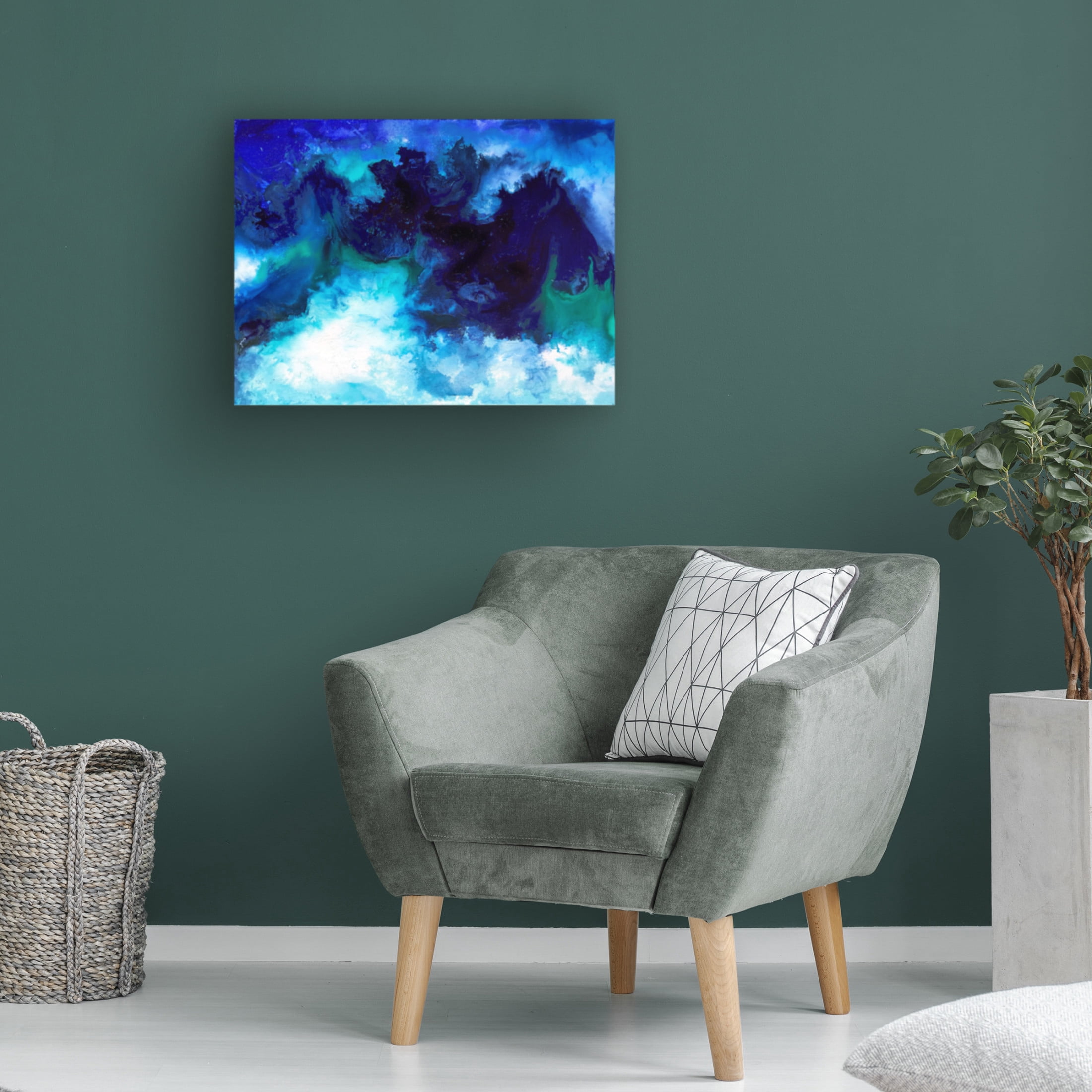 Trademark Fine Art Alyson Storms  Deep Sea Canvas Wall Art