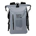 thumbnail image 3 of Bolsa seca impermeable Mochila impermeable de 25L de gran capacidad Bolsa flotante portátil para Gris, 3 of 8