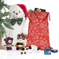 thumbnail image 5 of Christmas Sack – 28" X 20" Canvas Gift Bag with Drawstring, Full Print Polyester Santa Sack, Durable Reusable Xmas Gift Bag for Holiday, Party & Storage, 5 of 5