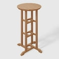 thumbnail image 5 of WestinTrends Outdoor 42" Height HDPE Outdoo Bistro Bar Table, Teak, 5 of 7