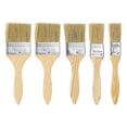 thumbnail image 1 of Unique Bargains 5 Pcs Pinceau en Bois Réutilisable, Pinceaux d'Angle Variés, pour Amélioration de la Maison, Marron, 1 of 6