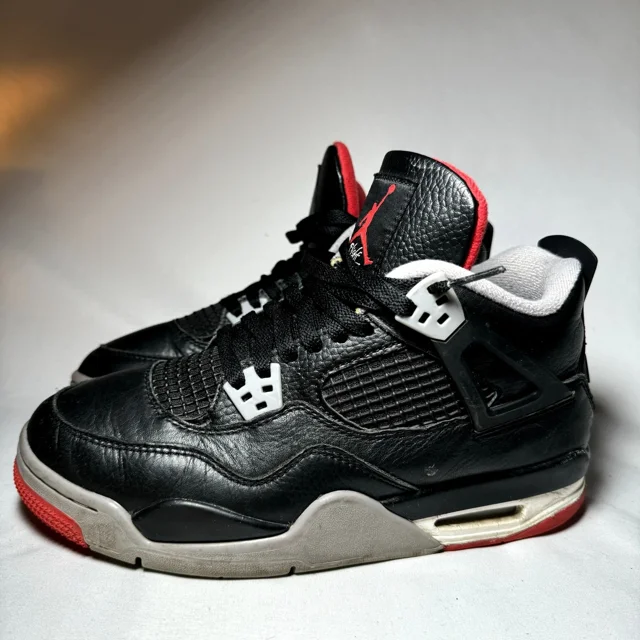 Ni - ke Ni - ke Air Jordan 4 Retro GS Bred Reimagined Men's Shoes - Size 7