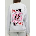 thumbnail image 3 of Queen Of Hearts Sweatshirt, Queen Of Hearts T-Shirt, 3 of 7