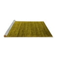 thumbnail image 2 of Ahgly Company Machine Washable Indoor Rectangle Oriental Yellow Industrial Area Rugs, 8' x 10', 2 of 4