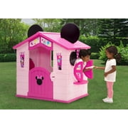 Disney Minnie Mouse Plastic Indoor,Outdoor Playhouse with Easy Assembly