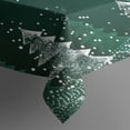 thumbnail image 3 of Rectangle Table Clothes ChristmasTree Winter Snowflake Table Cloth,Modern Foldable Table Cloths for Picnic Party Halloween Fall Thanksgiving Christmas, 3 of 5