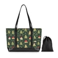thumbnail image 7 of FORMRS Canvas Laptop Tote Bag for Women with 15.6" Computer Compartments Shoulder Handbag, Christmas Tree, 7 of 7