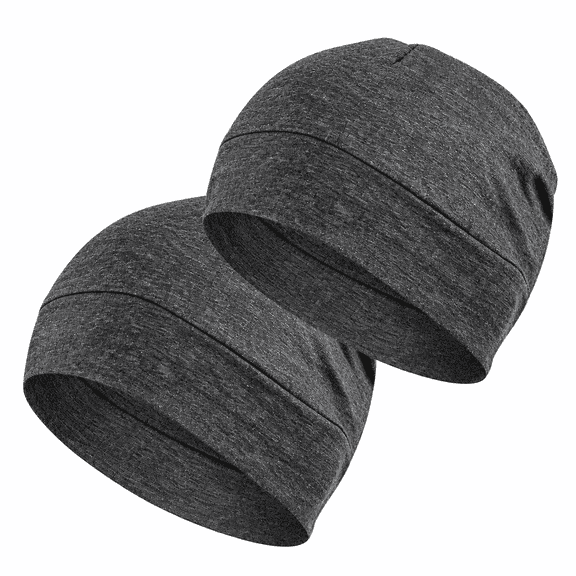 TELOLY 100% Cotton Skull Caps Beanie Sleeping Hats for Men Women | Lightweight, Soft &Amp; Breathable Skully Head Cover, Helmet Liner for Cycling &Amp; Running, Wicking Cpap Chemo Bald Nightcap