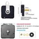 thumbnail image 2 of High Torque Clock Movement Mechanism Large Wall Quartz Clock Long Hands Walnut Wood Diy Repair Part 26s, 2 of 5