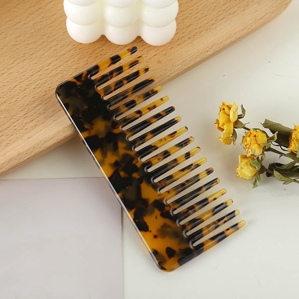 Herramientas y mejoras para el hogar Peine para el cabello Peine de peluquería Peine retro de dientes finos para el hogar Para hombres y mujeres Luz solar