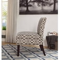 thumbnail image 4 of ACME Osine Accent Chair in Pattern Linen, 4 of 5